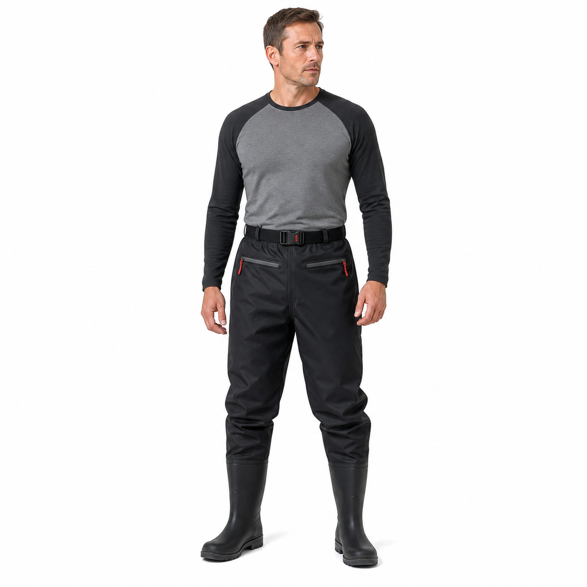 Lightweight Reinforced Nylon Waist Waders | Summer-Ready & Breathable