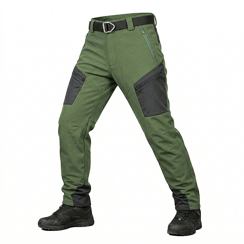 Grampus Men's Softshell Waterproof Outdoor Cargo Trousers for Winter