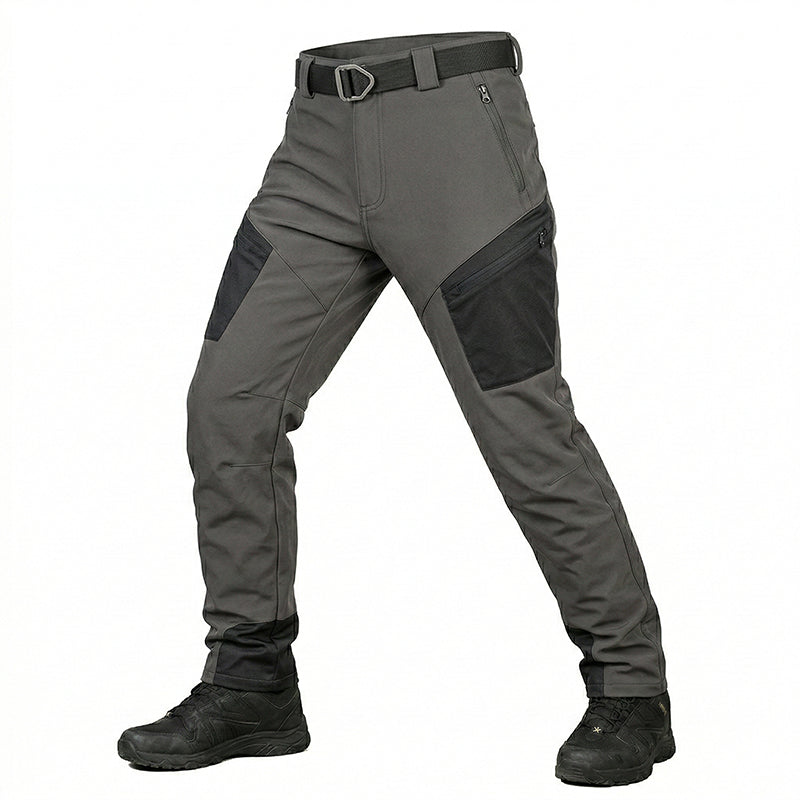 Grampus Men's Softshell Waterproof Outdoor Cargo Trousers for Winter