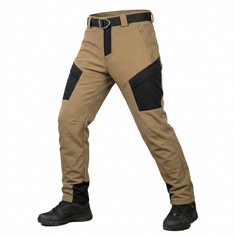 Grampus Men's Softshell Waterproof Outdoor Cargo Trousers for Winter