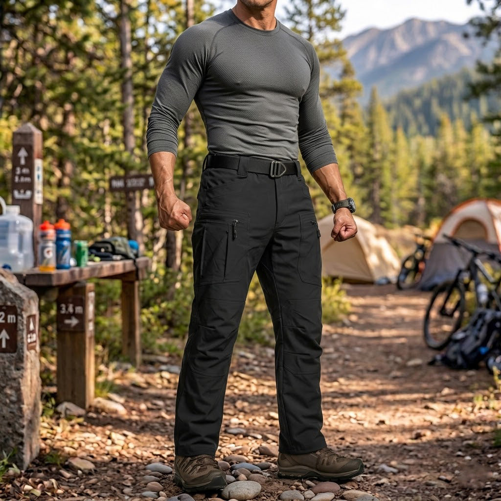 Men’s IX10 Lightweight Water-Resistant Tactical Stretch Cargo Trousers
