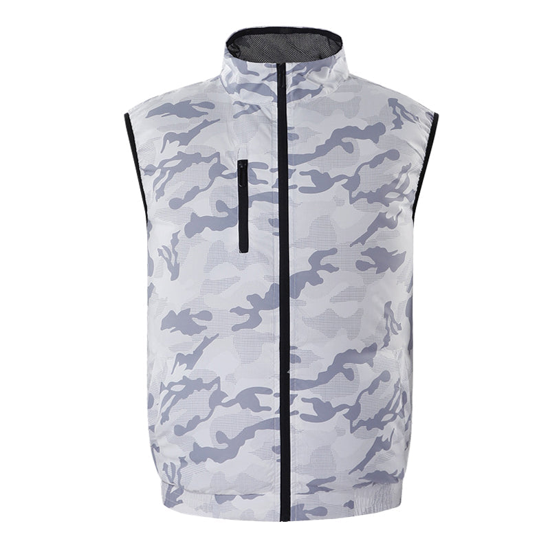 Tactical 2-Fan Electric Air Cooling Vest – Outdoor Leisure & Fishing Gear, Heatstroke Prevention