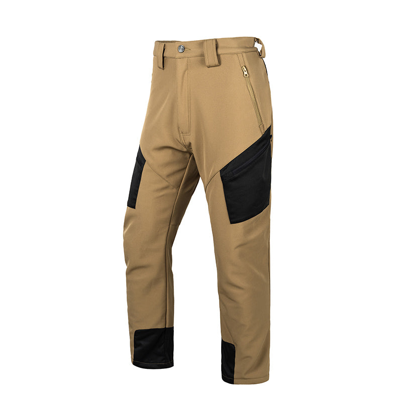 Grampus Men's Softshell Waterproof Outdoor Cargo Trousers for Winter