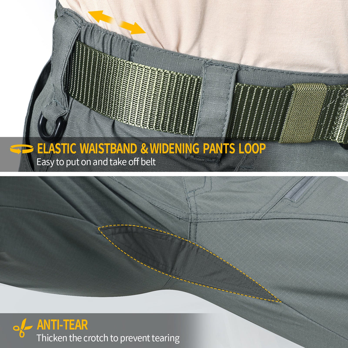 Men's Urban Pro Stretch Tactical Trousers Ranger Green