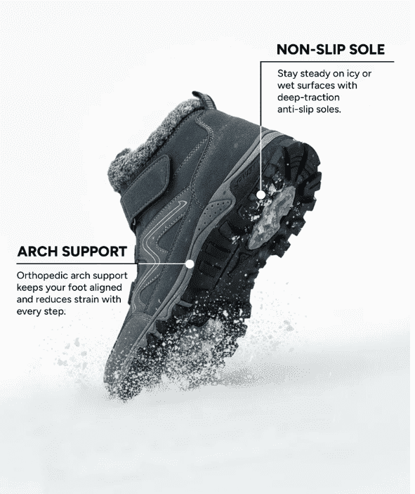 SoolivComfort - WinterBoots Vibram High-Traction Sole