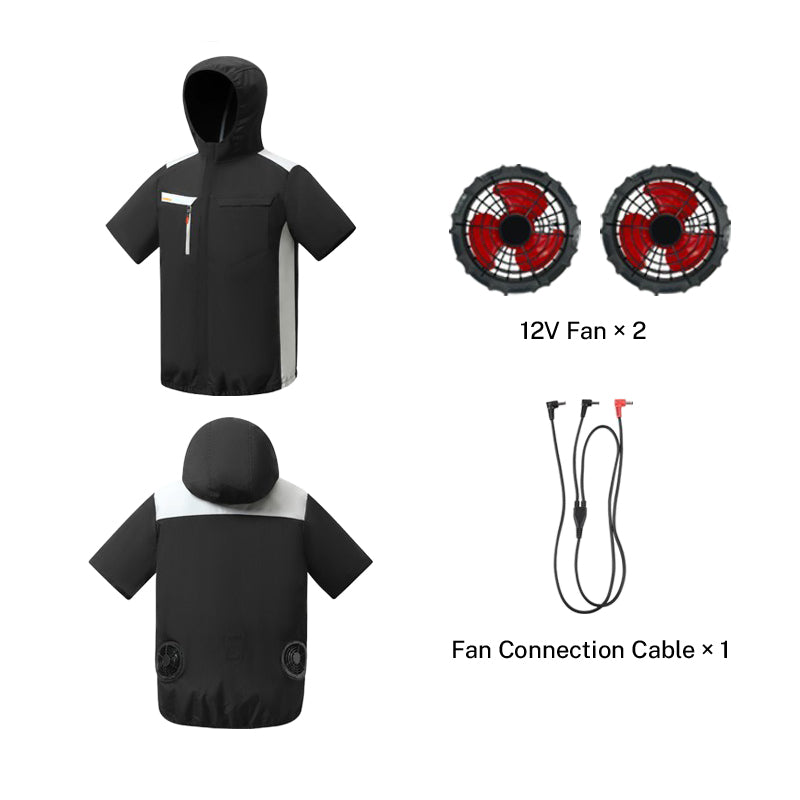 Air Cooling Vest with Dual Fans, 12V Electric Cooling Vest for Hot Weather Work & Outdoor Use