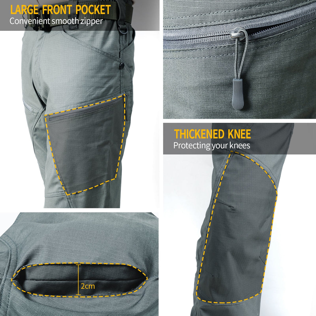 Men's Urban Pro Stretch Tactical Trousers Ranger Green