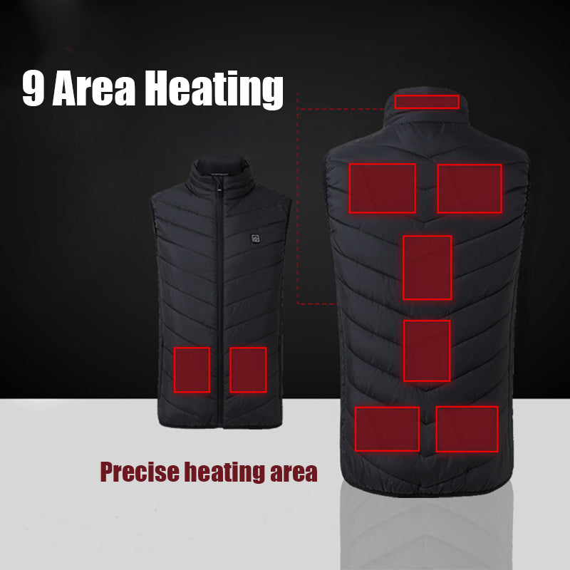 ArcticDown Pro Heated Puffer Vest for Men – Tactical Lightweight Thermal Bodywarmer