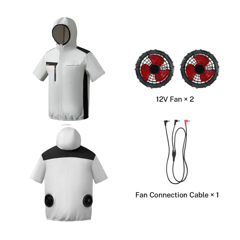 Air Cooling Vest with Dual Fans, 12V Electric Cooling Vest for Hot Weather Work & Outdoor Use