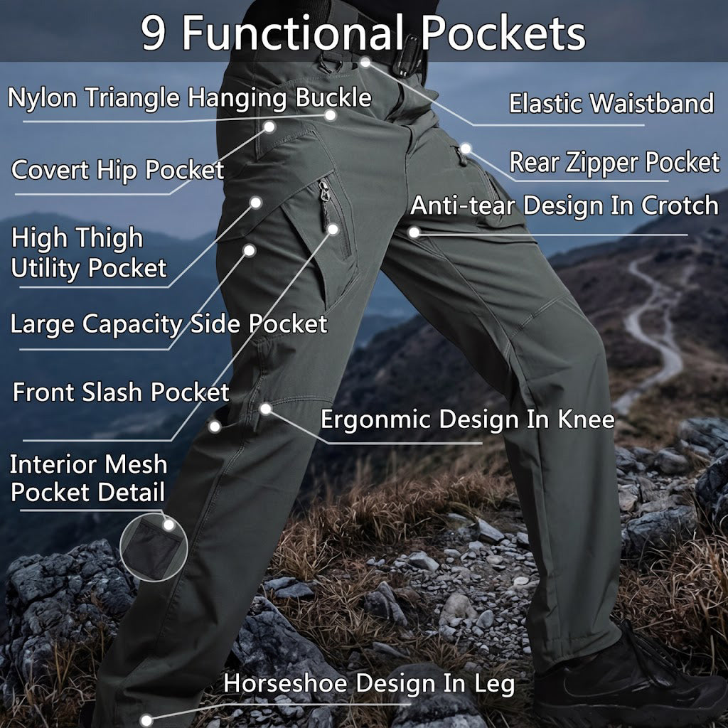 Archon IX9 Lightweight Quick Dry Stretch Trousers Ranger Green