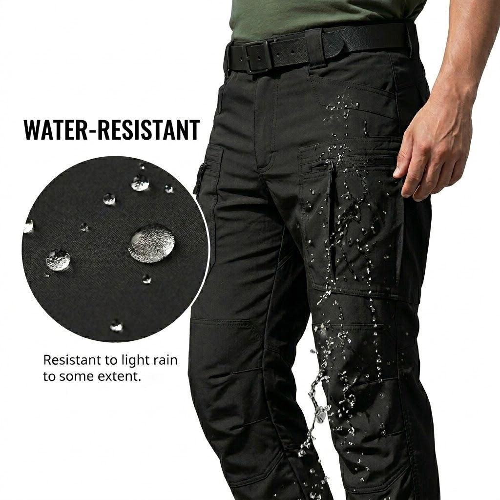 Men’s IX10 Lightweight Water-Resistant Tactical Stretch Cargo Trousers