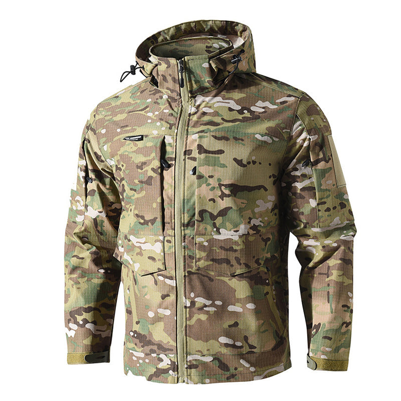 Men’s Military-Style Waterproof Ripstop Tactical Suit Outdoor Combat Uniform Set