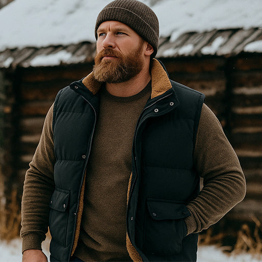 Men’s Thermal Outdoor Utility Vest – Lightweight Insulated Bodywarmer