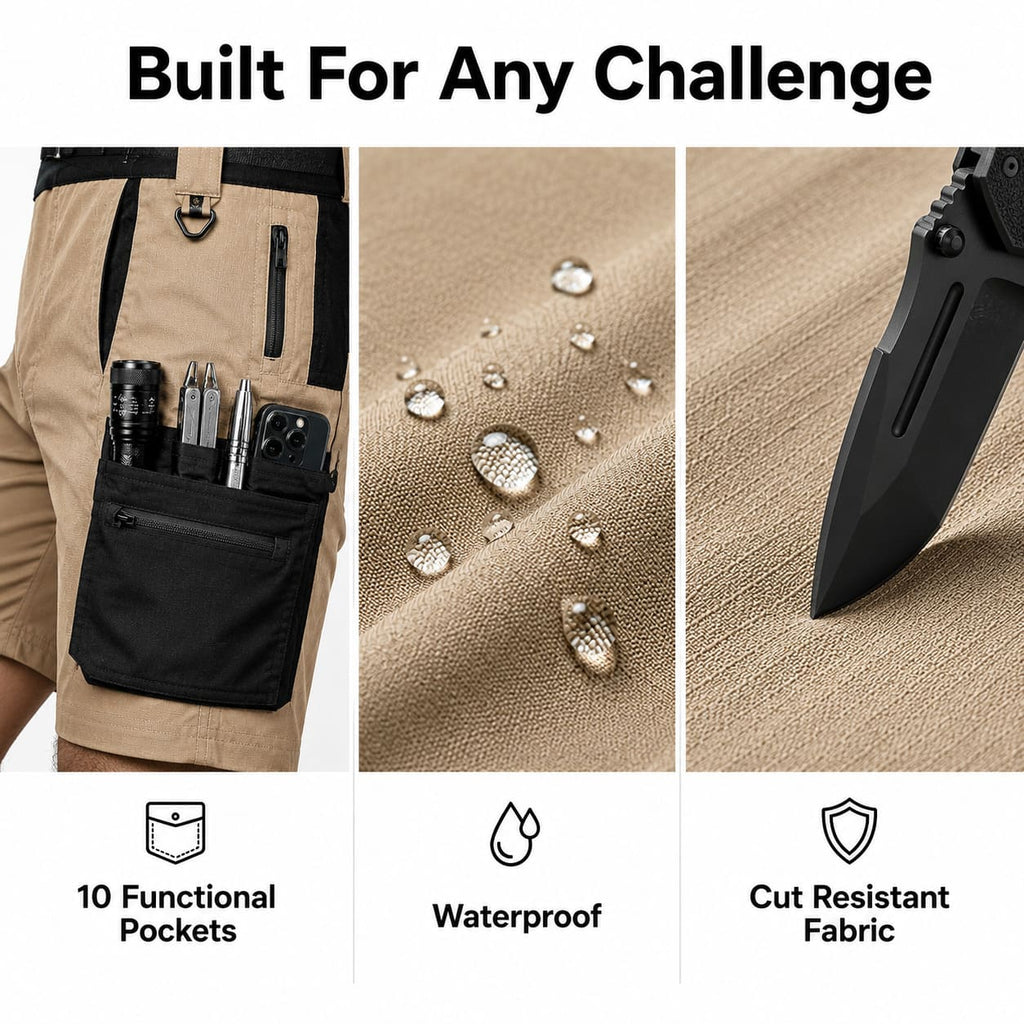 Buy 1 Get 2 Free - DryFlex Tactical Cargo Shorts