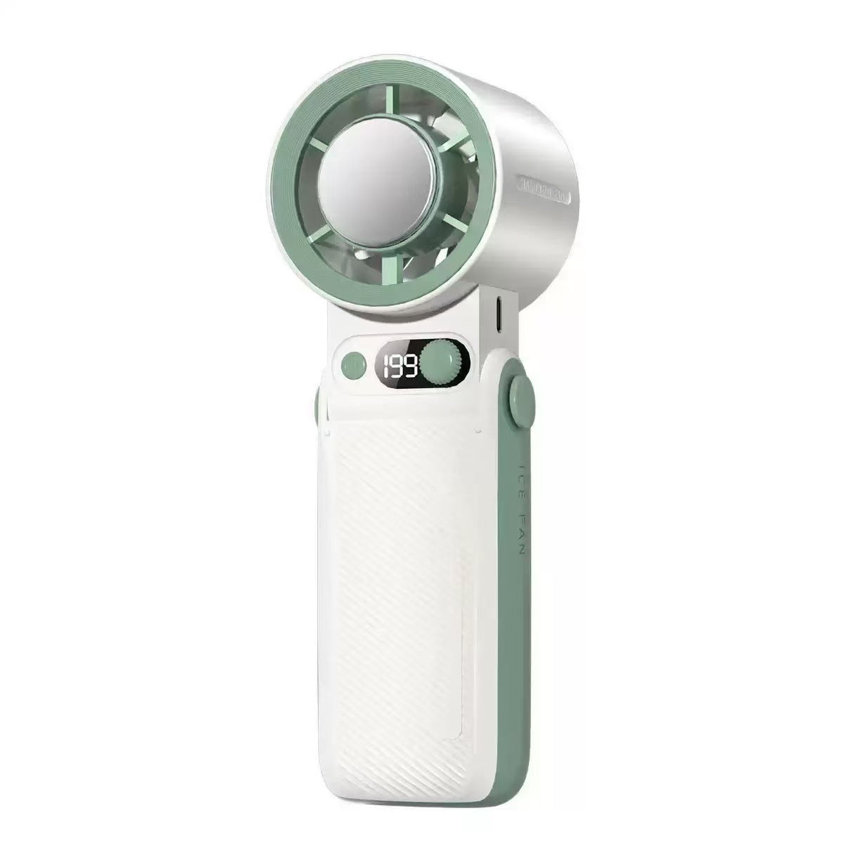 Portable Handheld Fan Rechargeable USB Desk Fan 5-Speed Adjustable Personal Cooling Fan with 6000mAh Battery