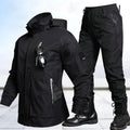 Men’s Waterproof Softshell Tactical Uniform Jacket & Pants Set – Windproof Outdoor Hiking Suit