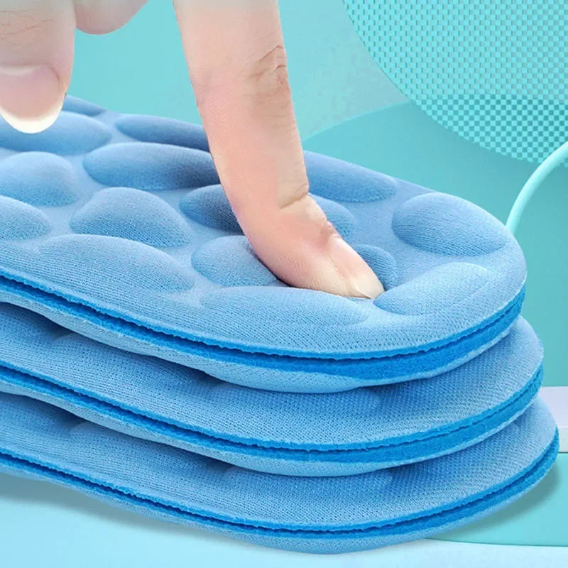 2/4pcs Soft Massage Memory Foam Insoles for Women Men Sport Running Shoes Sole Breathable Cushion Pads Feet Orthopedic Insoles