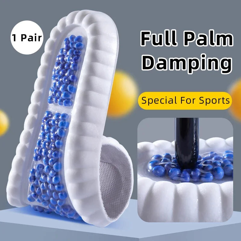 Insoles For Shoes High Elasticity Triple Shock Absorbing Sole