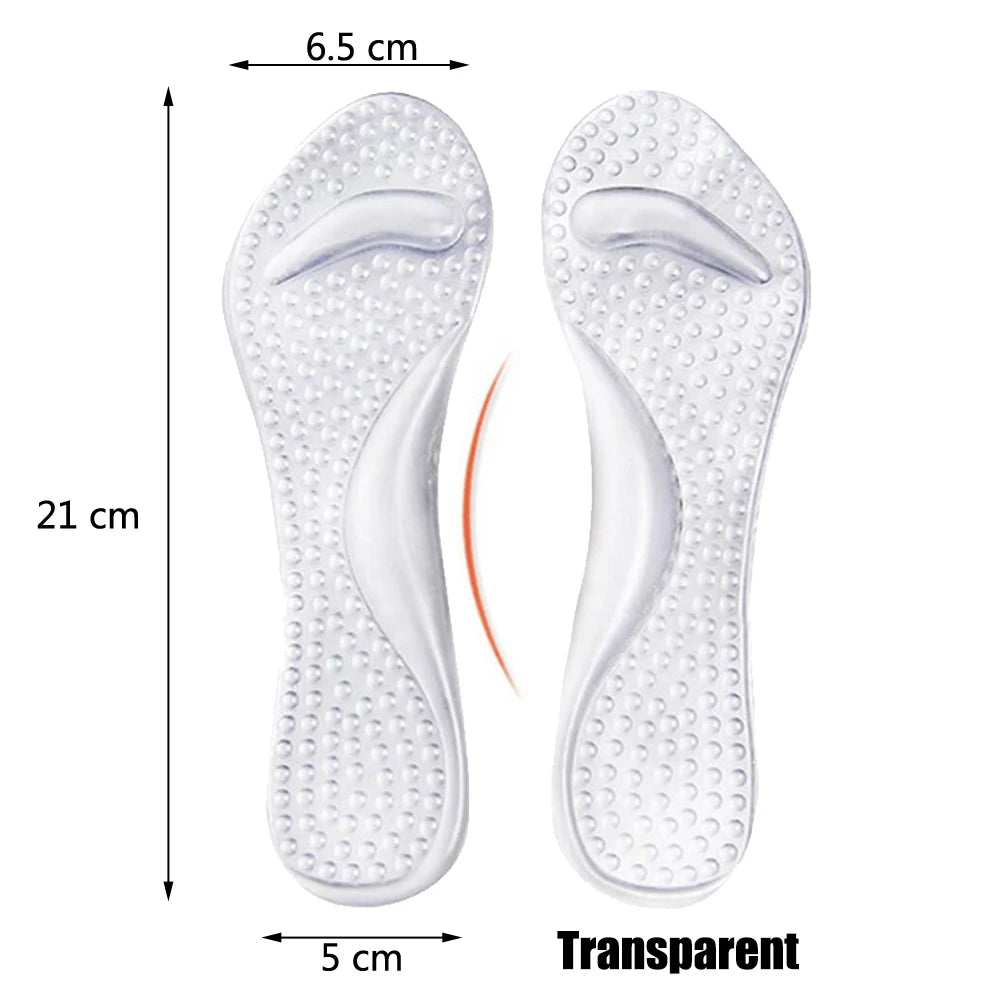 Transform Your Steps: Premium Silicone Arch Support Insoles