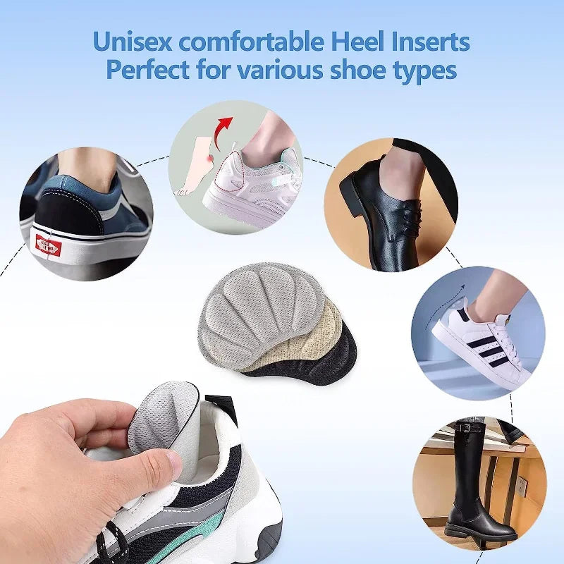 Heel Insoles Patch Pain Relief Anti-wear Cushion Pads Feet Care Heel Protector Adhesive Back Sticker Shoes Insert Insole