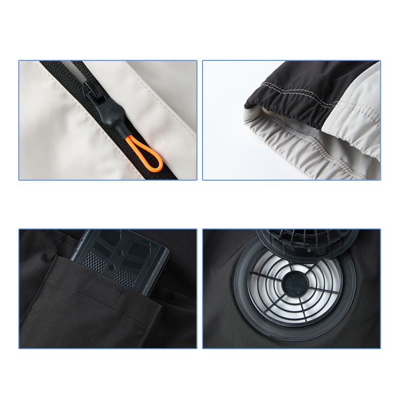 Air Cooling Vest with Dual Fans, 12V Electric Cooling Vest for Hot Weather Work & Outdoor Use
