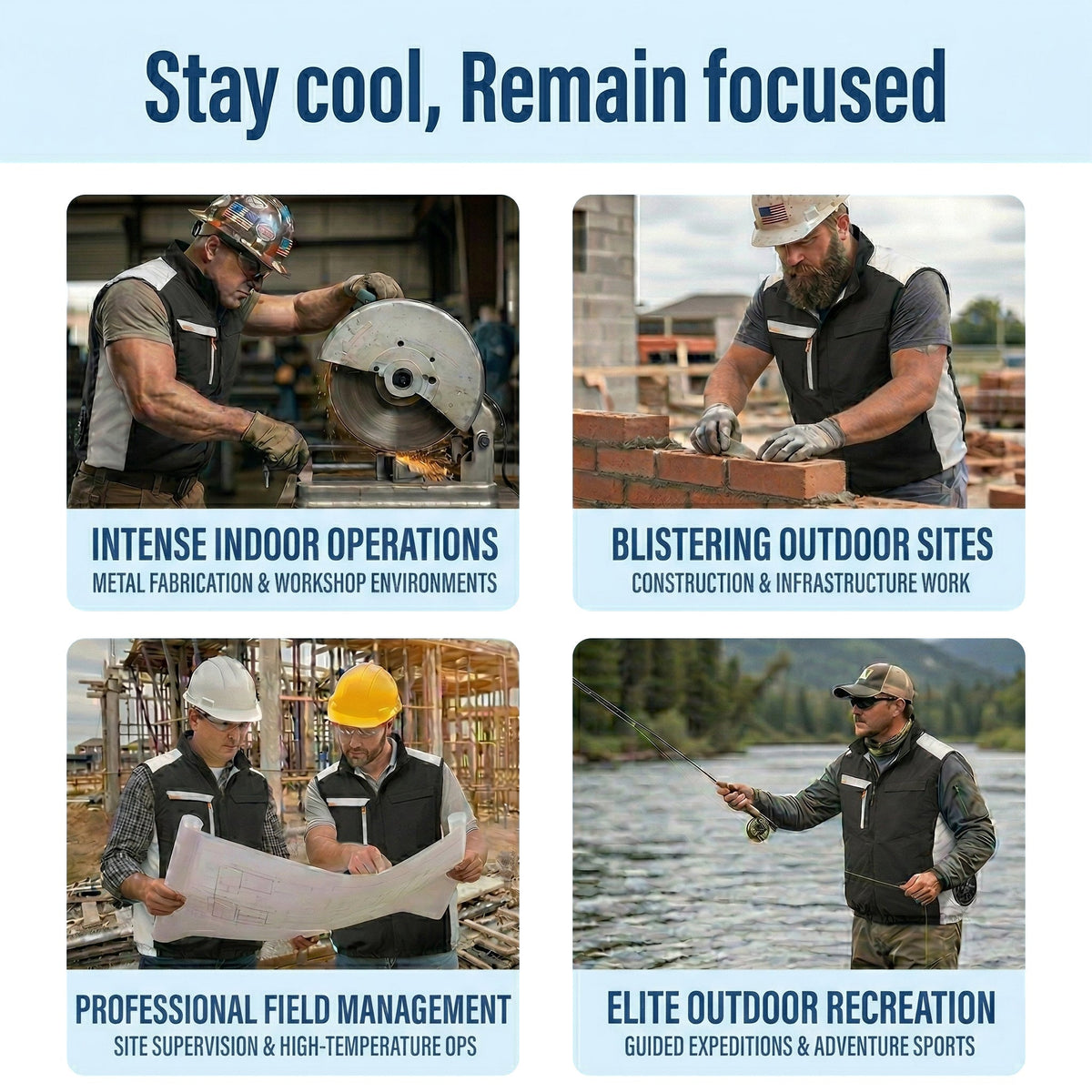 Air Cooling Vest with Dual Fans, 12V Electric Cooling Vest for Hot Weather Work & Outdoor Use