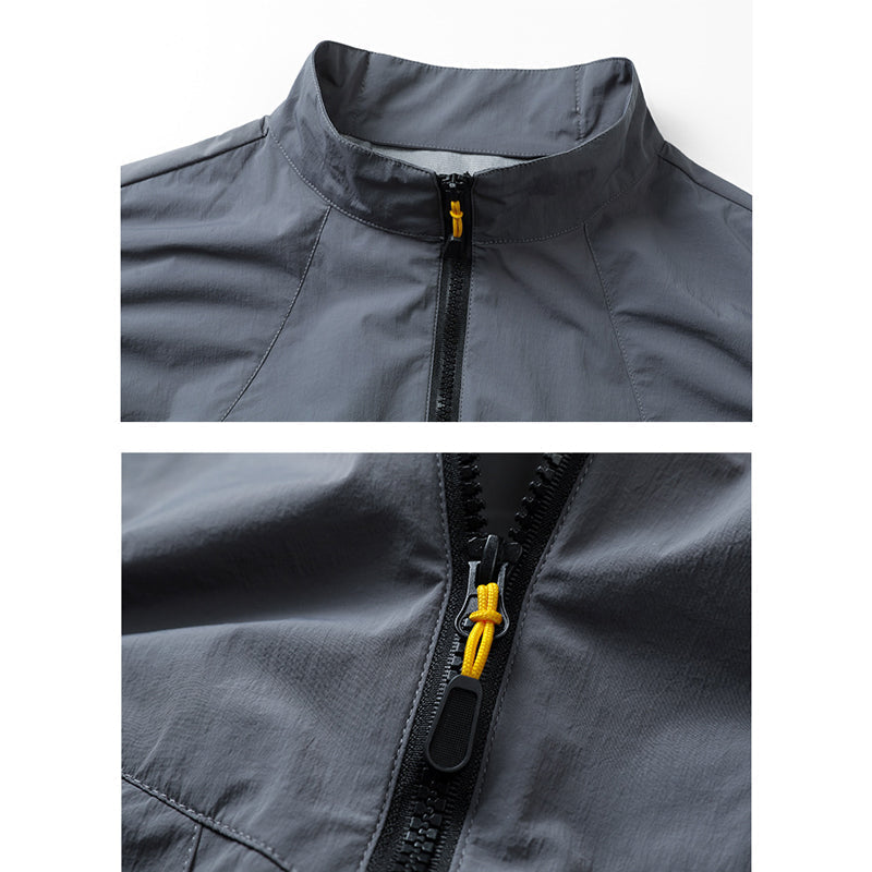 Summer Outdoor Air Cooling Vest with 2 Fans – Electric Work Vest for Fishing & Work
