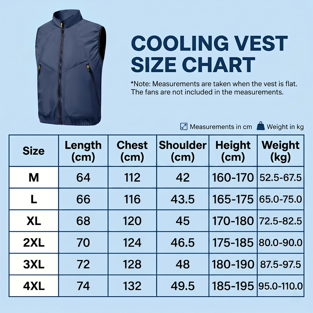 Summer Outdoor Air Cooling Vest with 2 Fans – Electric Work Vest for Fishing & Work