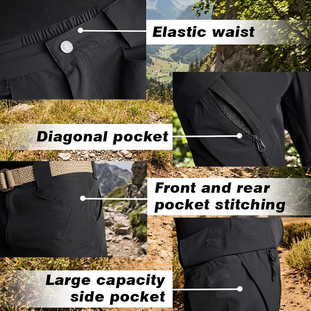 Archon IX9 Lightweight Quick Dry Stretch Trousers Black