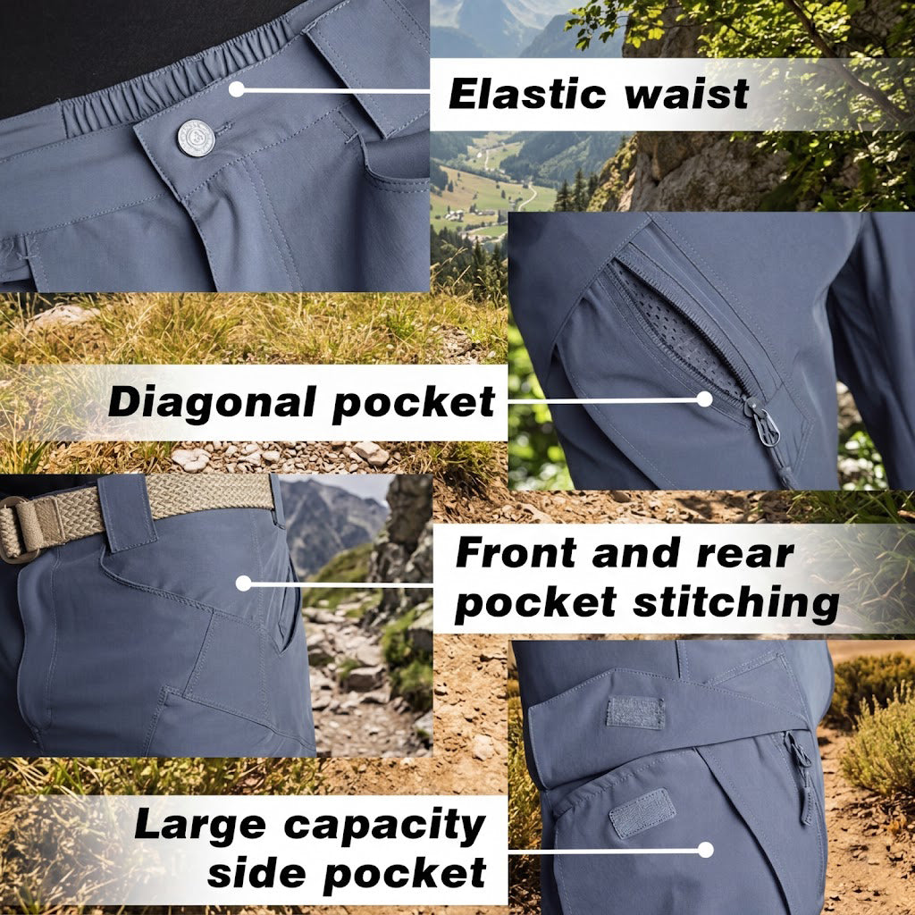 Archon IX9 Lightweight Quick Dry Stretch Trousers Grey
