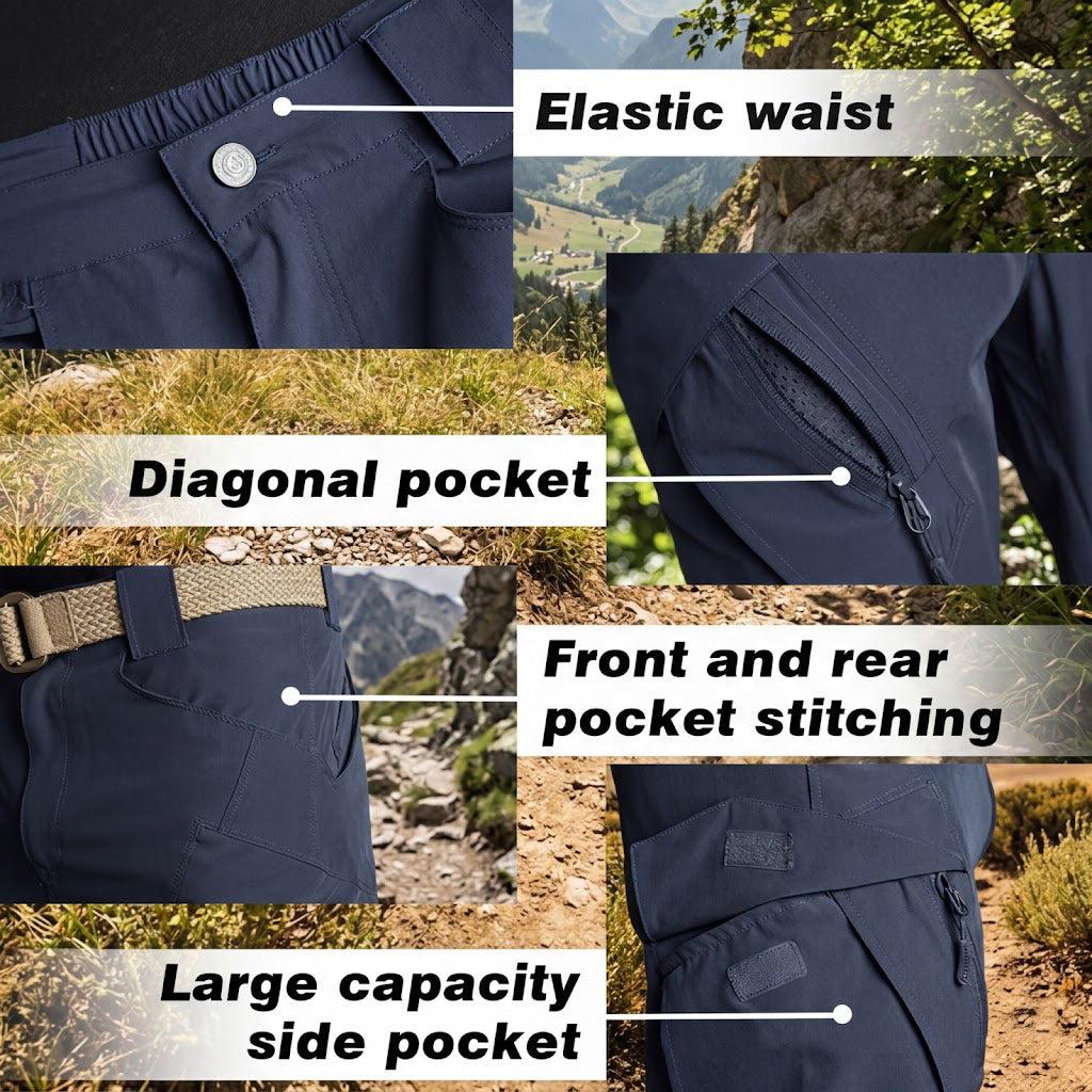 Archon IX9 Lightweight Quick Dry Stretch Trousers Navy Blue