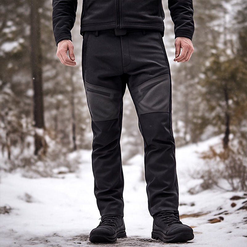 Grampus Men's Softshell Waterproof Outdoor Cargo Trousers for Winter