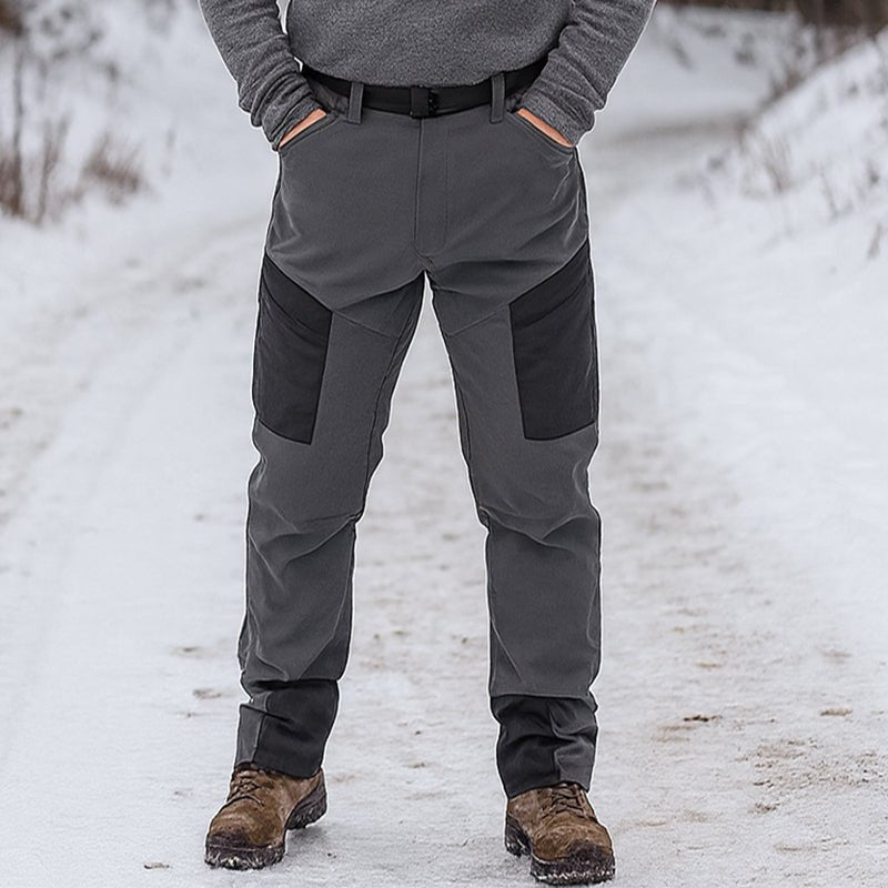 Grampus Men's Softshell Waterproof Outdoor Cargo Trousers for Winter