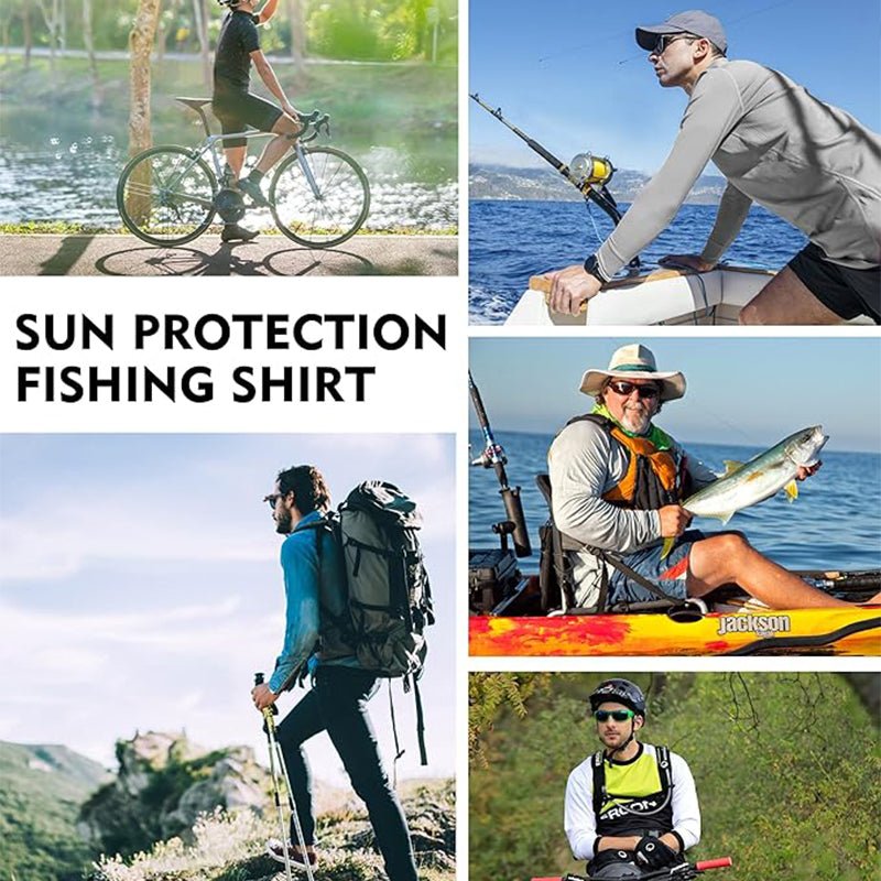 Men's Quick Dry UV Protection Hoodie Fishing Shirt