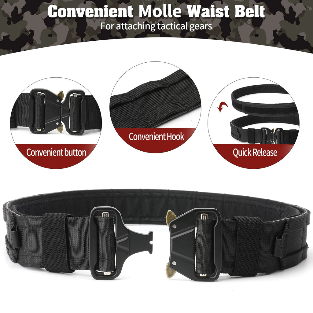7 in 1 Quick Release Tactical Duty Belt