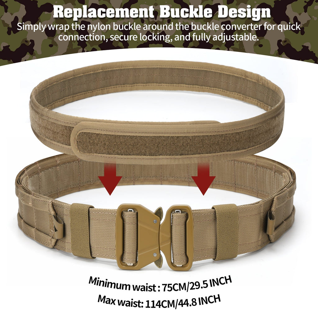 7 in 1 Quick Release Tactical Duty Belt