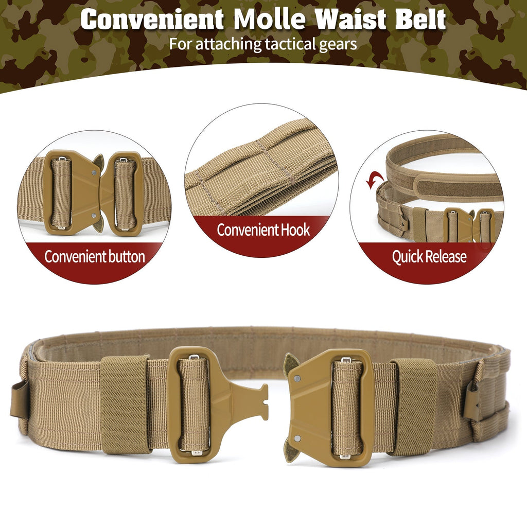 7 in 1 Quick Release Tactical Duty Belt