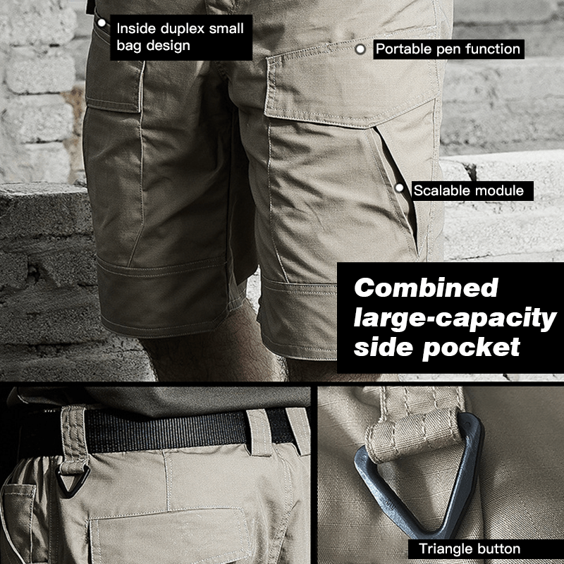 3PACK Urban Pro Waterproof Tactical Shorts